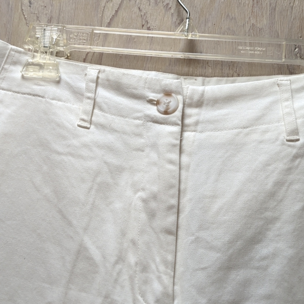 Ophelia Roe White Wide Leg Brushed Denim size 10 - Picture 3 of 6